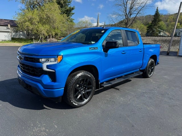 2025 Chevrolet Silverado 1500 RST in Riptide Blue Metallic — front three-quarter view