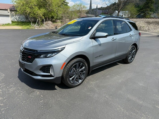 2024 Chevrolet Equinox RS in Sterling Gray Metallic — front three-quarter view